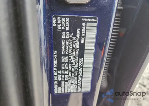 2024 Porsche Cayenne from USA, damaged, VIN WP1AA2AY6RDA12255